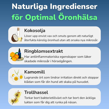 ÖronLugn™ Hund Öronrengöring