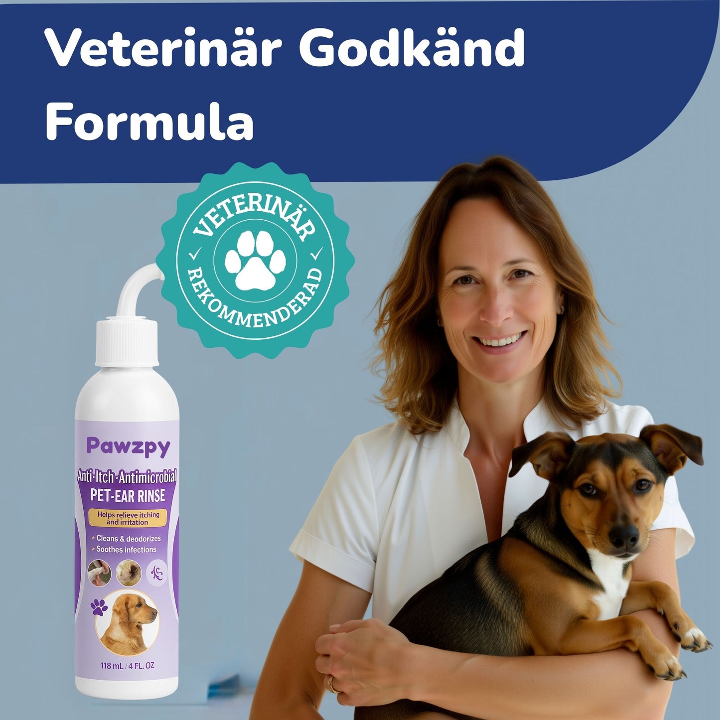 ÖronLugn™ Hund Öronrengöring