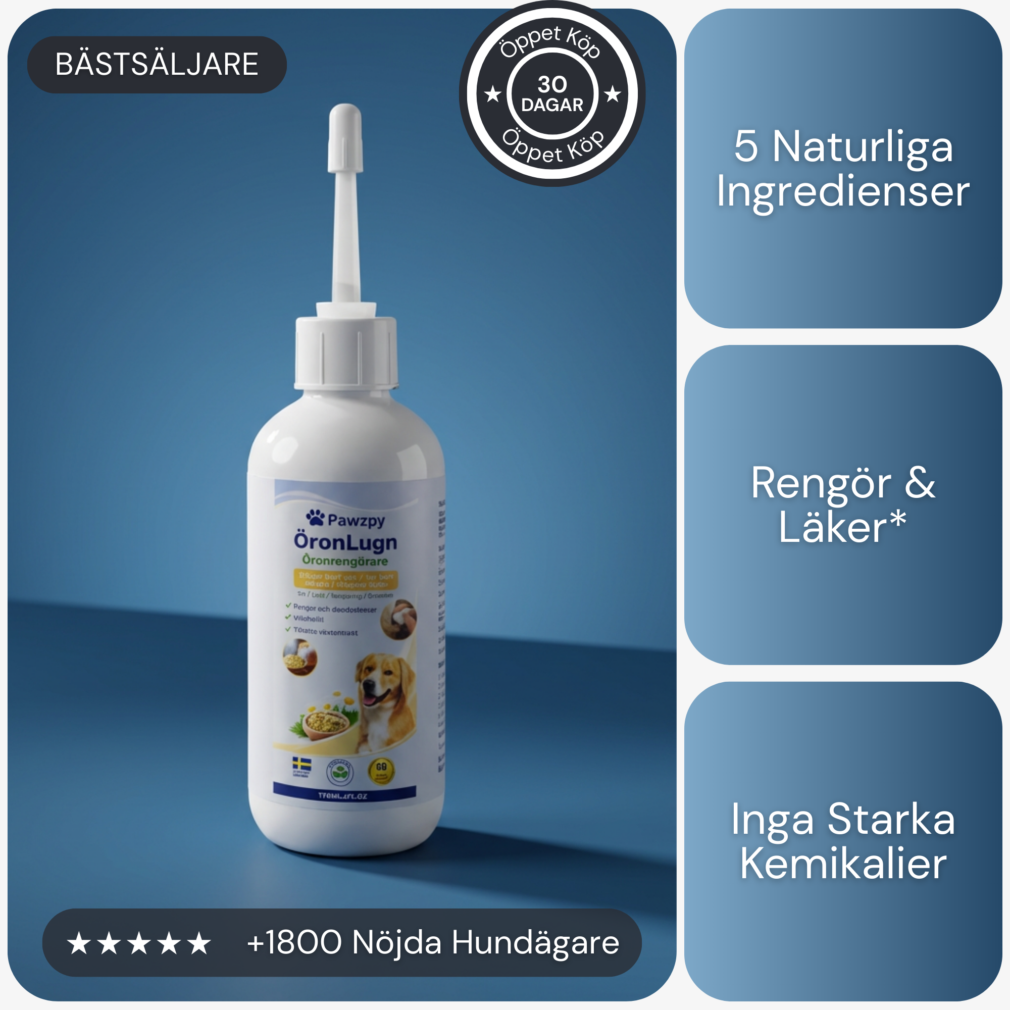 ÖronLugn™ Infektionsfria & rena öron