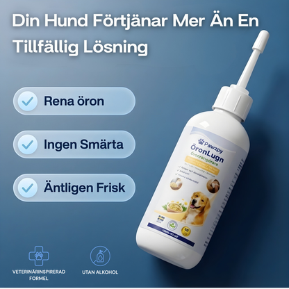 ÖronLugn™ Hund Öronrengöring